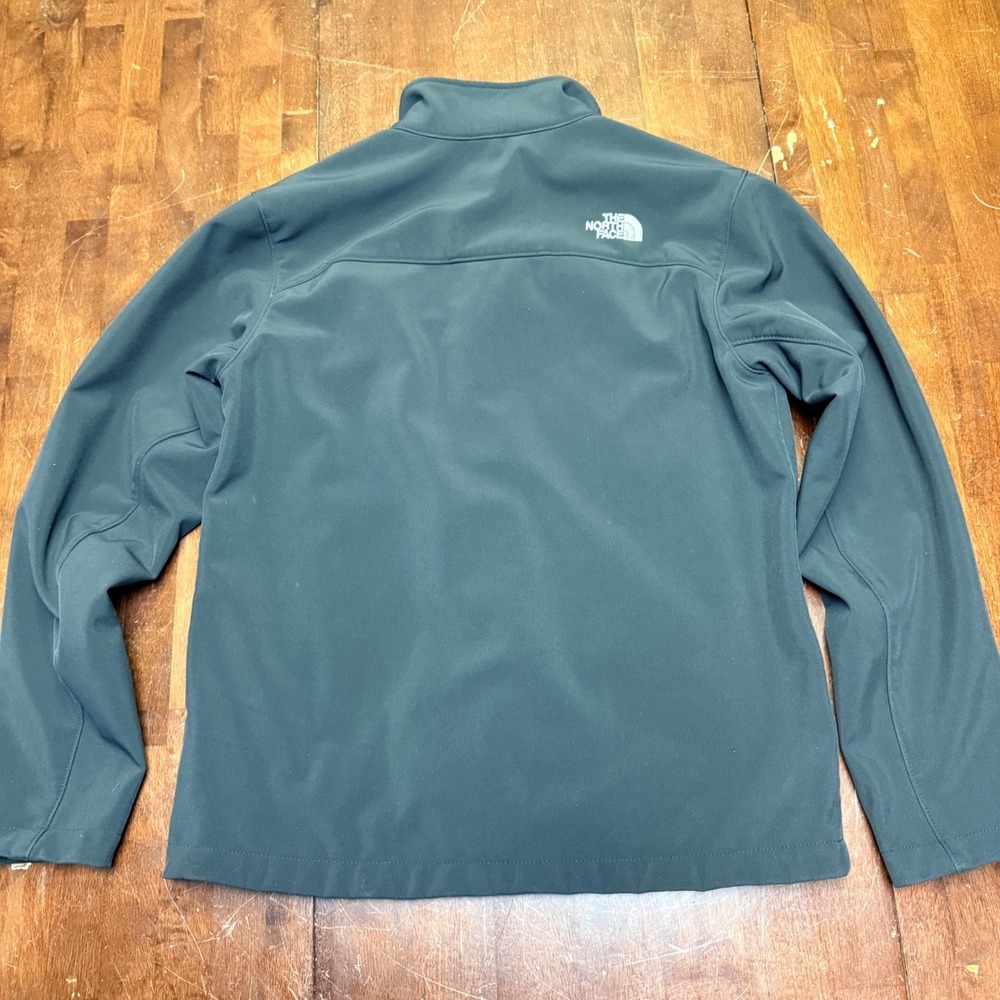 The North Face WindWall Softshell Jacket Mens Medium Black Full Zip Apex Bionic - Picture 8 of 9